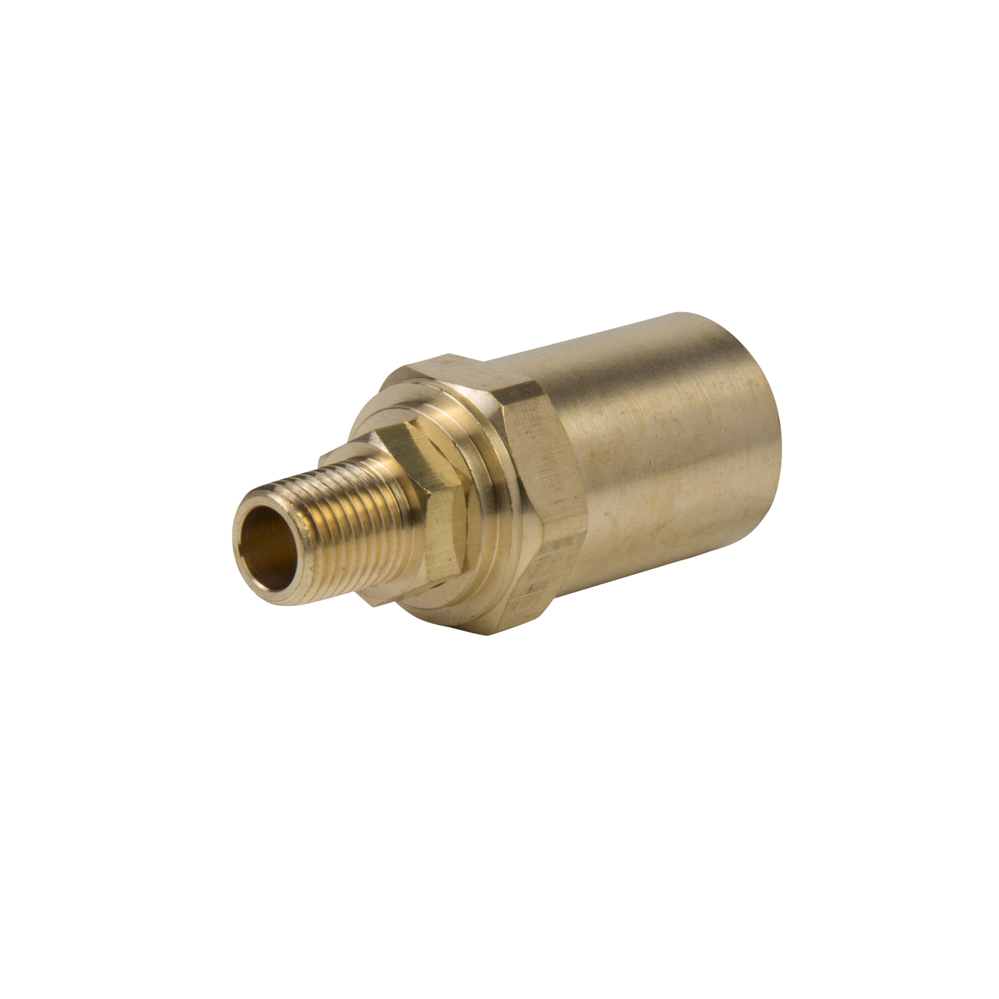 STEELMAN 1/2-Inch ID Reusable Brass Pneumatic Hose Fitting, Model# 99474